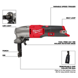 Milwaukee M12 FUEL™ 16 Gauge Variable Speed Nibbler BARE TOOL (2476)