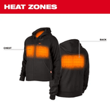 Milwaukee M12™ Heated Hoodie Kit - Black - 306B-21 (Assorted Sizes Available)
