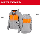 Milwaukee Women's Heated Hoodie - Grey - 336G-21 (Assorted Sizes Available)