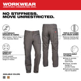 Milwaukee Heavy Duty Flex Work Pants - Assorted Colours Available