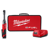 Milwaukee M12 FUEL™ 1/4" Extended Reach Ratchet Kit