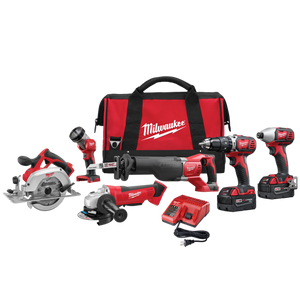 MILWAUKEE M18™ Cordless 6-Tool Combo Kit