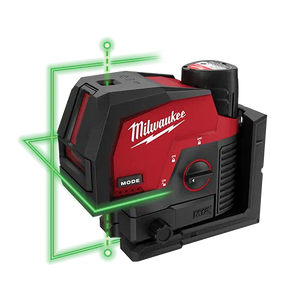 Milwaukee M12™ Green Cross Line and Plumb Points Laser