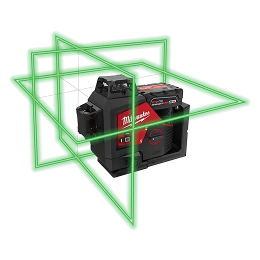 Milwaukee M12™ Green 360° 3-Plane Laser