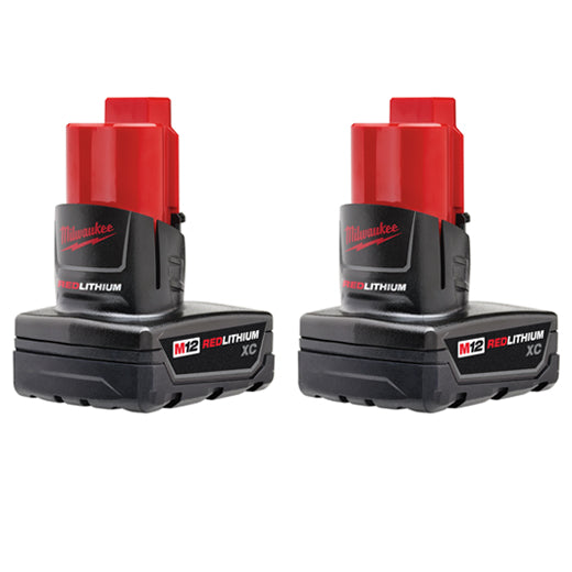 Milwaukee M12 REDLITHIUM™ XC Battery Two Pack