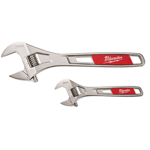 Milwaukee 2 Pc. 6" & 10" Adjustable Wrench Set