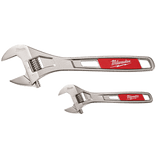 Milwaukee 2 Pc. 6" & 10" Adjustable Wrench Set