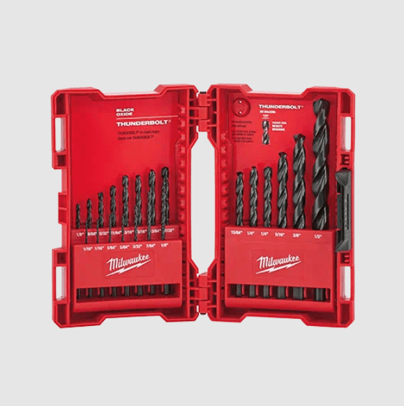 Milwaukee THUNDERBOLT® Black Oxide Drill Bit Set - 21PC - 48-89-2801