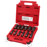 Milwaukee 12PCSHOCKWAVE Impact Duty™ 1/2" Drive SAE Deep 6 Point Socket Set