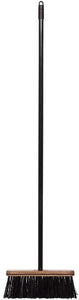 Garant PRO Upright Broom - 12" Stiff Sweep with Steel Handle