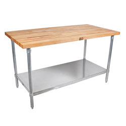 John Boos JNS Maple Top Work Tables - 1-1/2