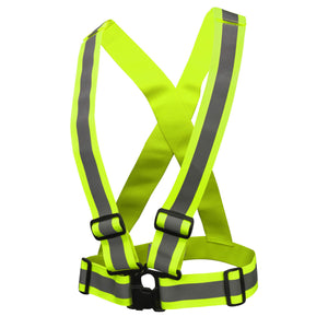 Radians SA0201X High Visibility Breakaway X-Back Safety Harness - SA0201X-NG-UNIV